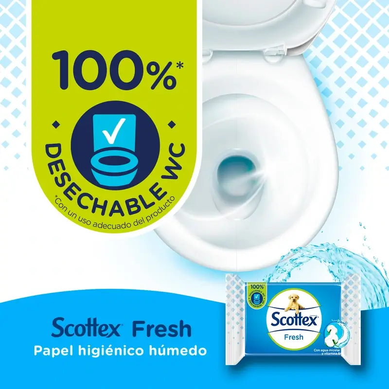 Scottex Fresh Wet Toilet Tissue, 38 pcs. - Image 3