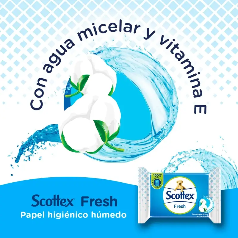 Scottex Fresh Wet Toilet Tissue, 38 pcs. - Image 4