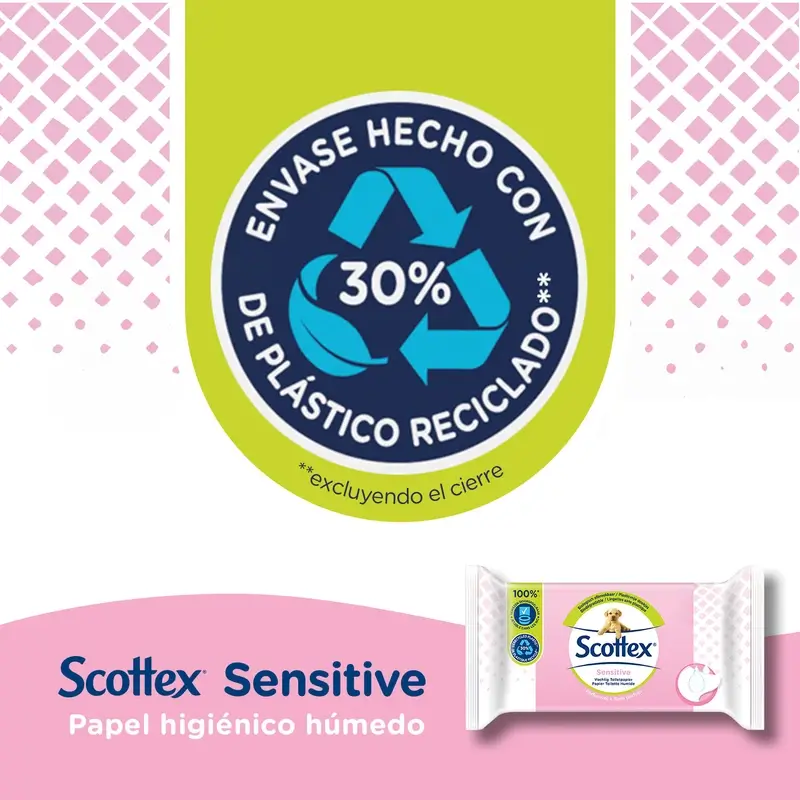Scottex Sensitive Moist Toilet Paper , 38 pcs. - Image 5