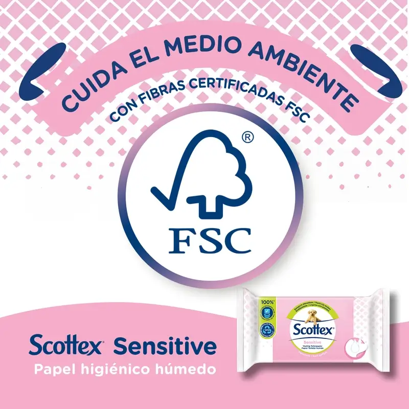 Scottex Sensitive Moist Toilet Paper , 38 pcs. - Image 6