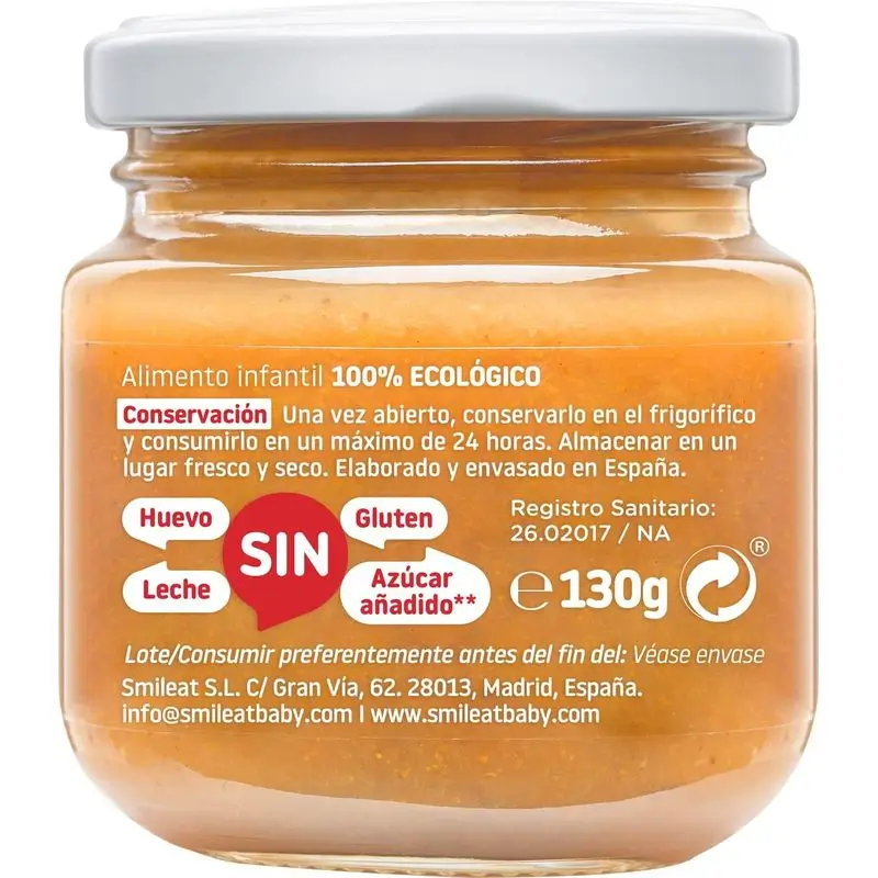 Smileat Apple, Orange & Carrot Small Cube, 6x130 Gr - Image 3