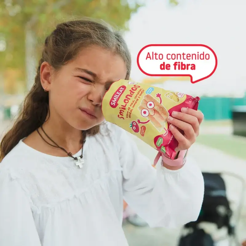 Smileat Smilondas Corn, Vegetables, Tomato & Cheese Snack , 25 grams - Image 4
