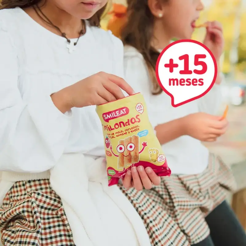 Smileat Smilondas Corn, Vegetables, Tomato & Cheese Snack , 25 grams - Image 5