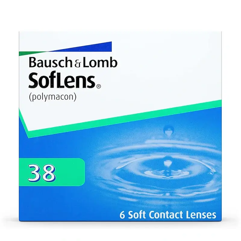 Soflens 38 Monthly Spherical Lenses , 6 units - -2.50, 8.7, 14.0