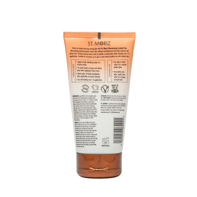 St Moriz Glow Gradual Advanced Illuminating Self Tanning Lotion , 150 ml - Image 3