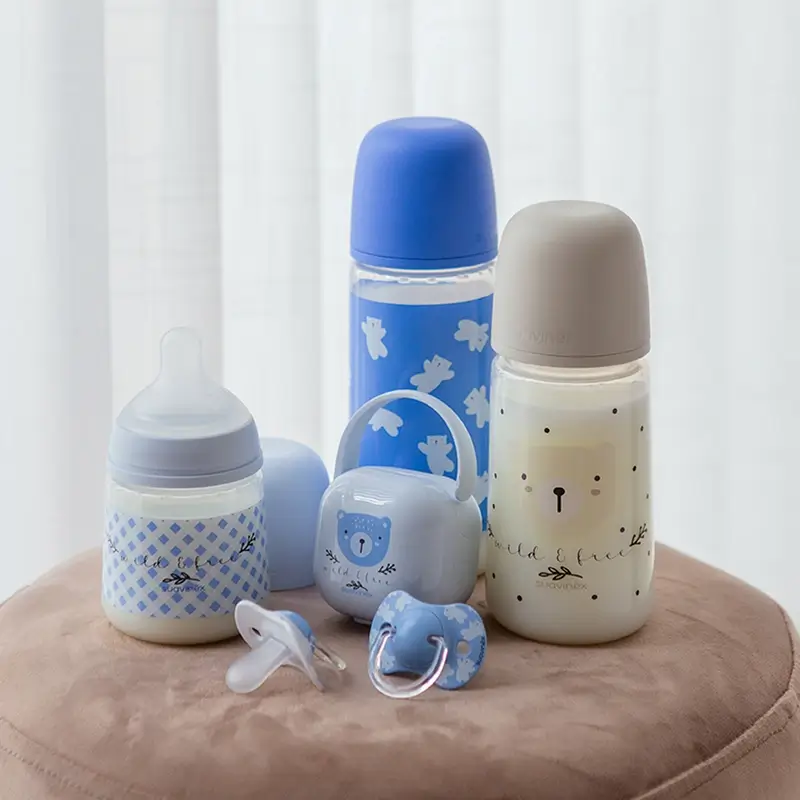 Suavinex Pacifier Holder +0 Months Wild&Free Blue - Image 2