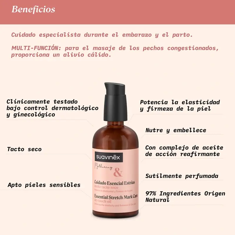 Suavinex Anti-Stretch Marks Pregnancy Oil, 100 Ml - Image 8