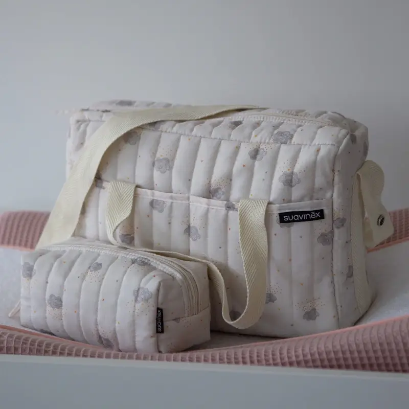 Suavinex Baby Toiletry Bag Travel Cloth, Beige - Image 9