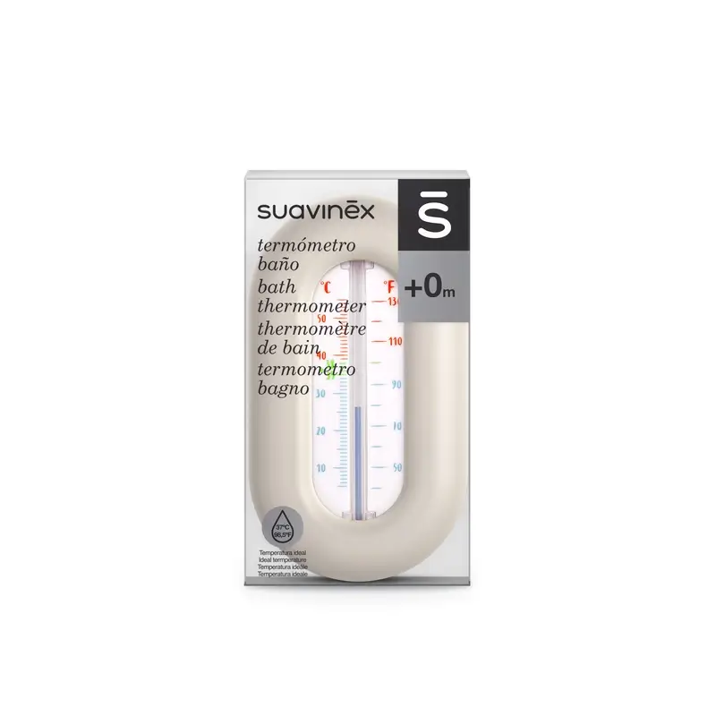 Suavinex Bath Thermometer Wild&Free Design Grey - Image 3