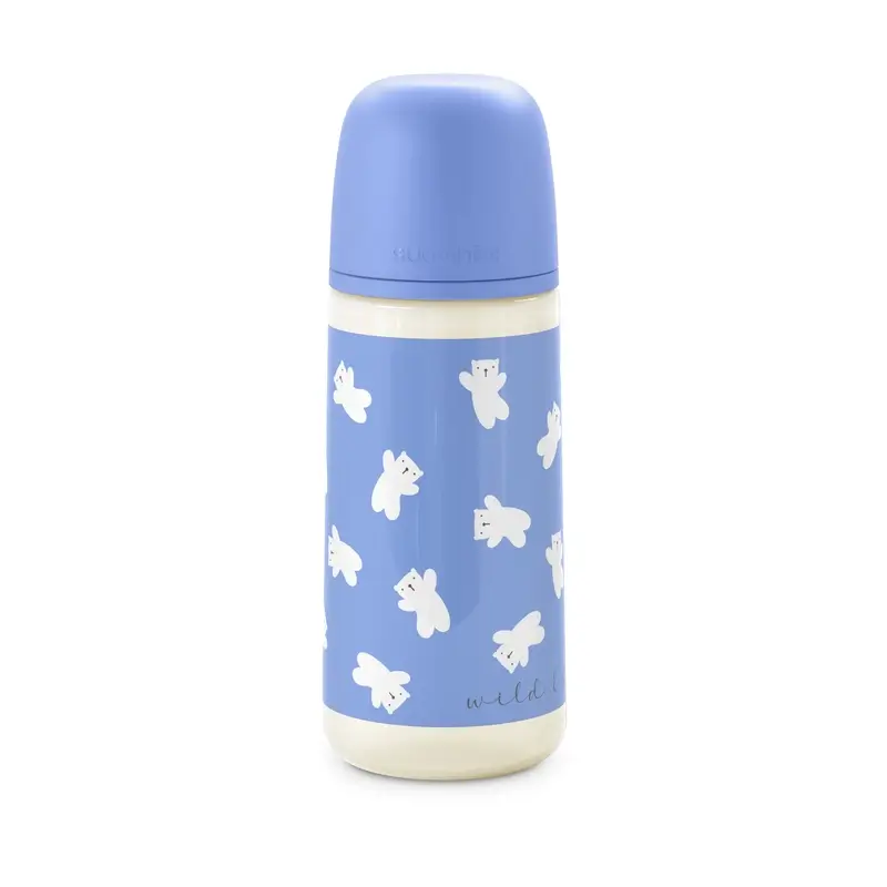 Suavinex Sx Pro Teat Dense Flow Bottle (L) +6 Months Wild&Free Blue, 360 ml - Image 8