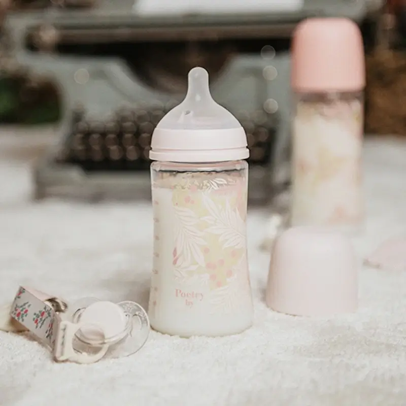 Suavinex Fabric Pacifier +0 Months, Poetry Pink - Image 5