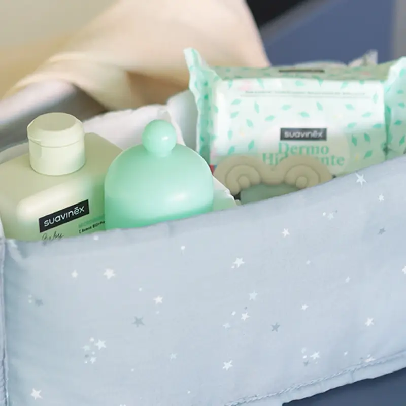 Suavinex Baby Gift Baby Milk 300 Ml + Baby Cologne Memories 100 Ml + Wipes + Teether, Blue - Image 6