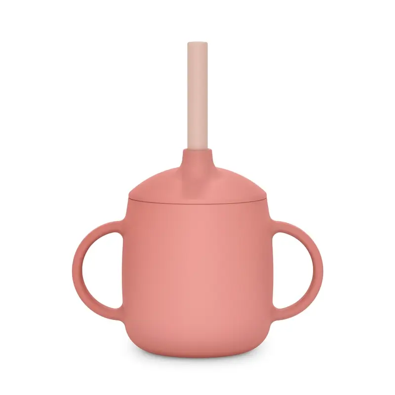 Suavinex Learning Cup 3-in-1 Silicone, +6 Months, Pink - Image 4