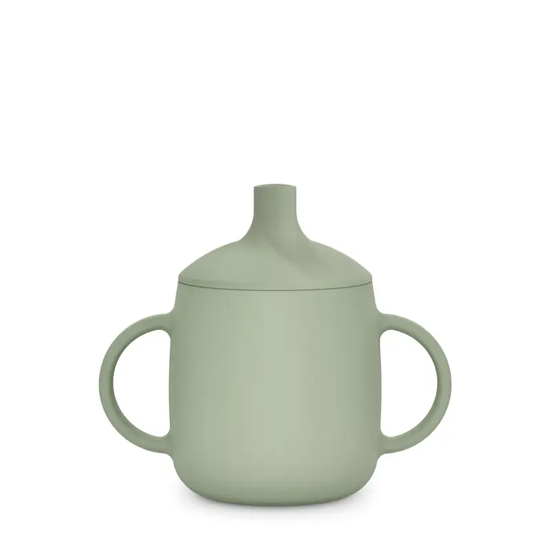 Suavinex Learning Cup 3-In-1 Silicone, +6 Months, Green - Image 4