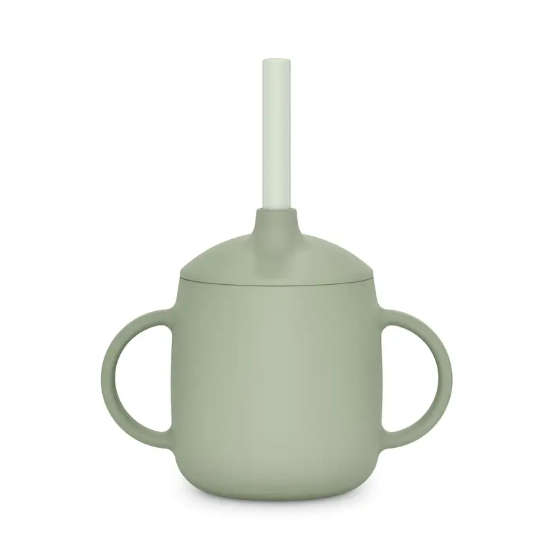 Suavinex Learning Cup 3-In-1 Silicone, +6 Months, Green - Image 5