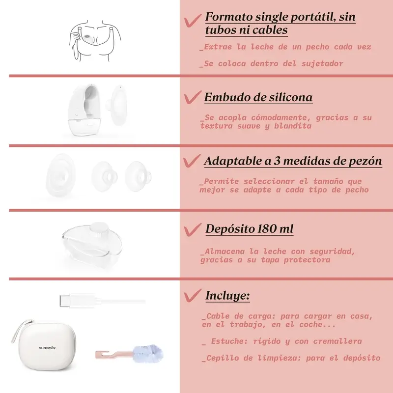 Suavinex Breast Milk Pump Hands Free - Image 7