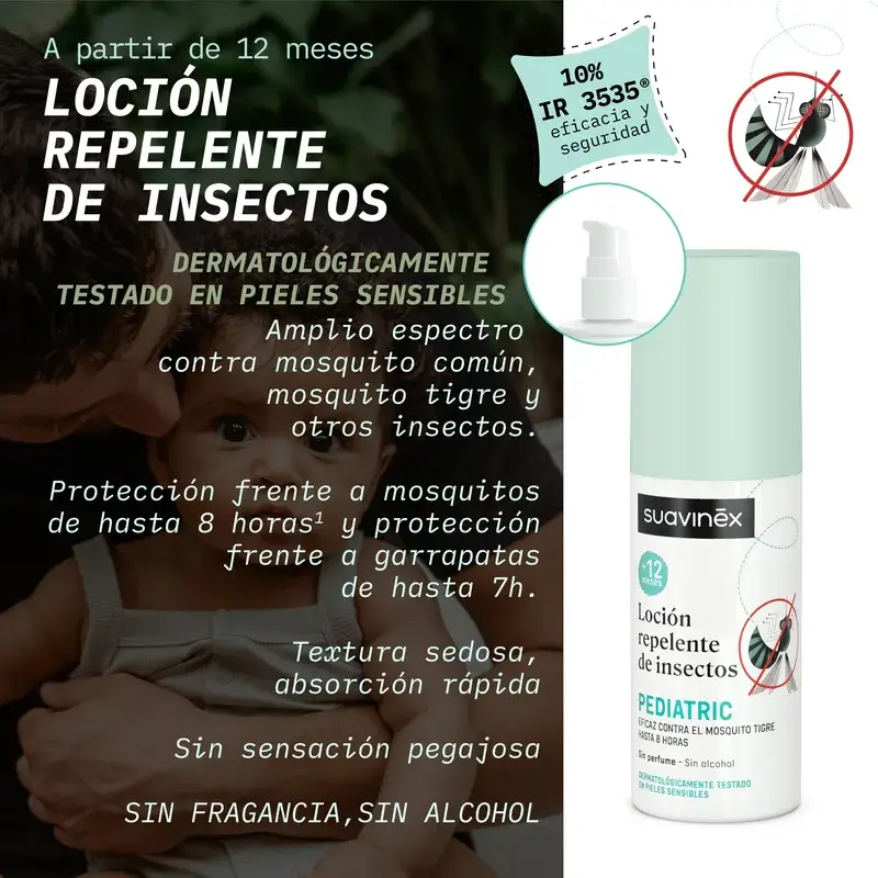 Suavinex Mosquito Repellent Lotion, +12 Months, 100 Ml - Image 4