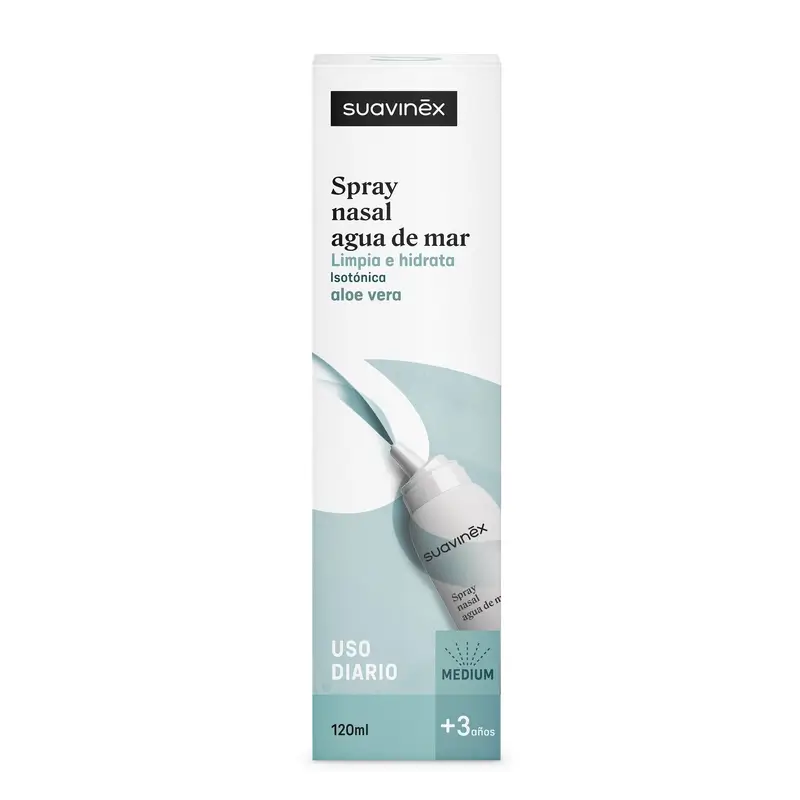 Suavinex Children's Isotonic Nasal Spray, +3 Years, Daily Hygiene, 120 Ml - Image 3