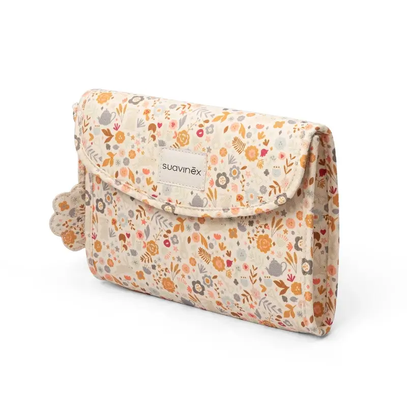Suavinex Newborn Toilet Bag Fabric, Flowers - Image 3