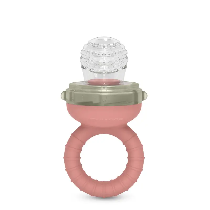 Suavinex Silicone Anti-Suffocation Feeder, +6 Months, Pink - Image 2