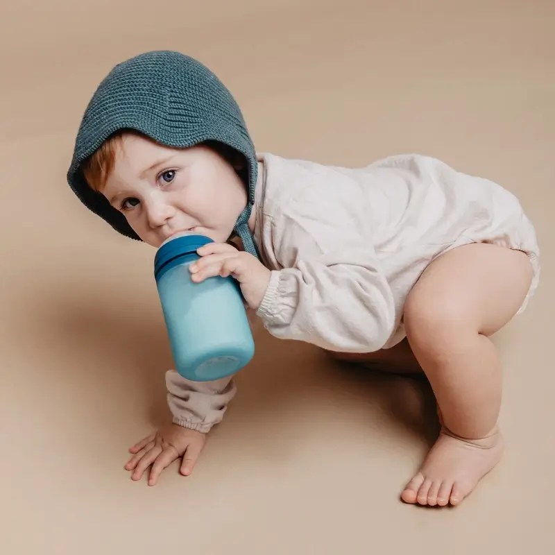 Suavinex Silicone Bottle 240 Ml, Medium Flow (M), +3 Months, Deep Ocean - Image 6