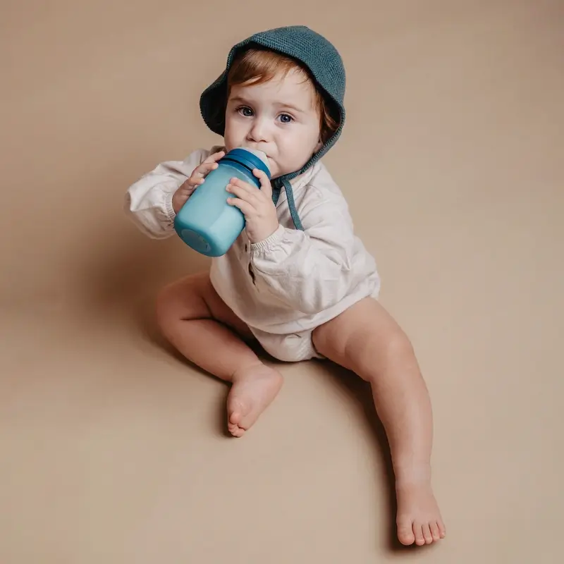 Suavinex Silicone Bottle 240 Ml, Medium Flow (M), +3 Months, Deep Ocean - Image 7