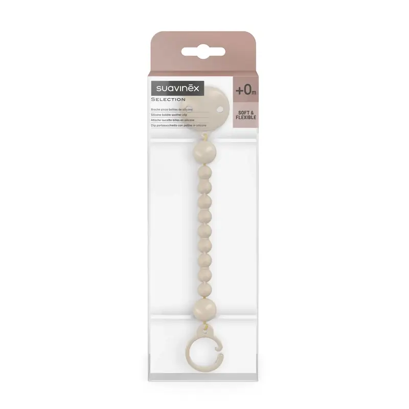 Suavinex Silicone Clamp, Irish Cream - Image 2