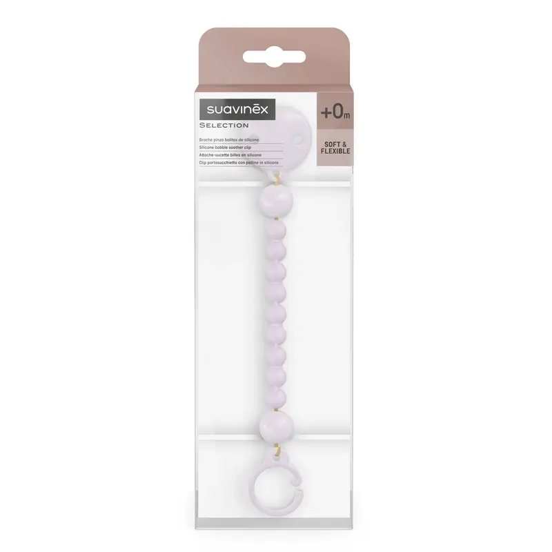 Suavinex Silicone Clamp, Lavender - Image 2