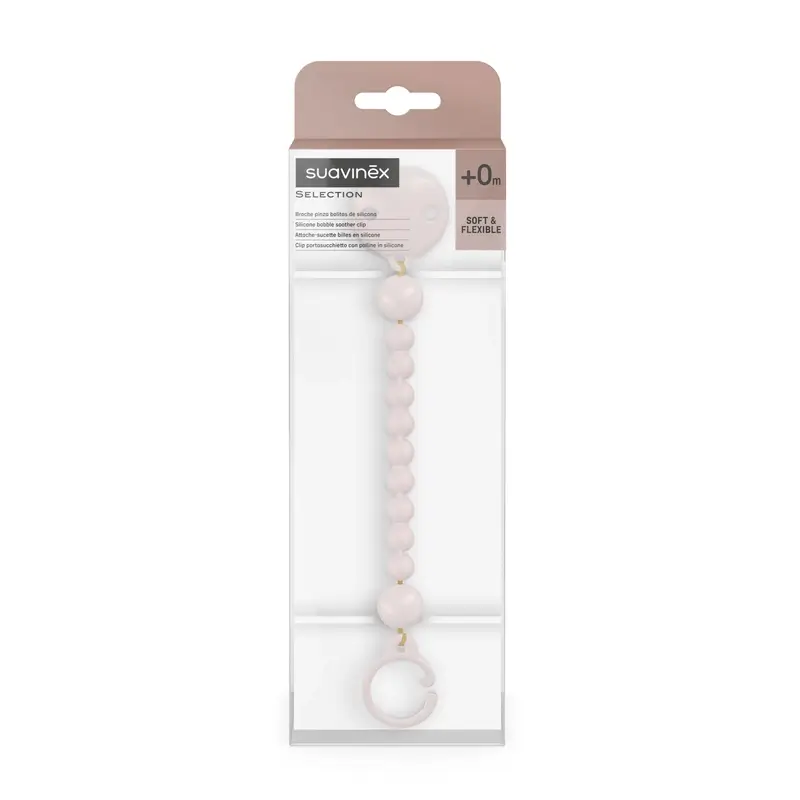 Suavinex Silicone Clamp, Rosewater - Image 2