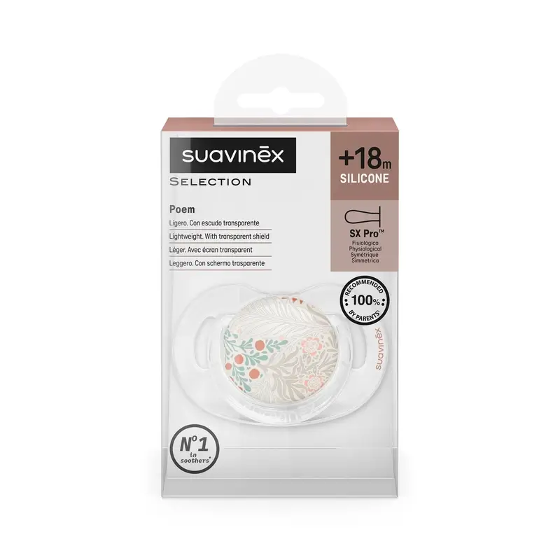 Suavinex Pacifier Sx Pro +18 Months, Poetry Green - Image 3