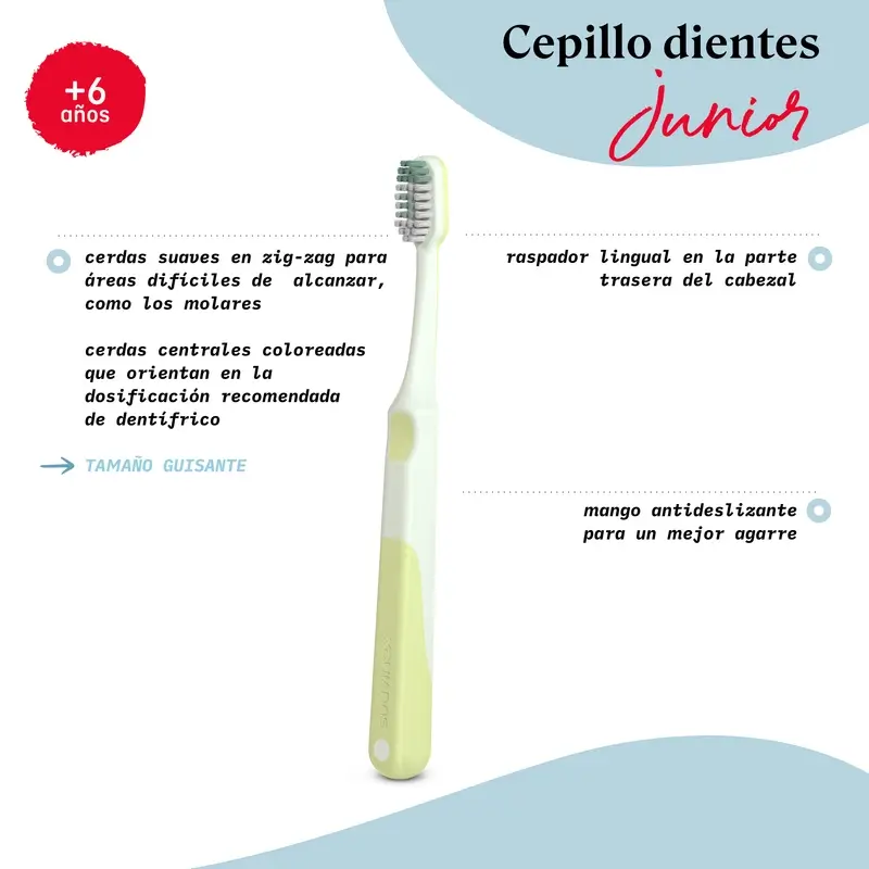 Suavinex Infant Toothbrush +6 Years, Green - Image 6