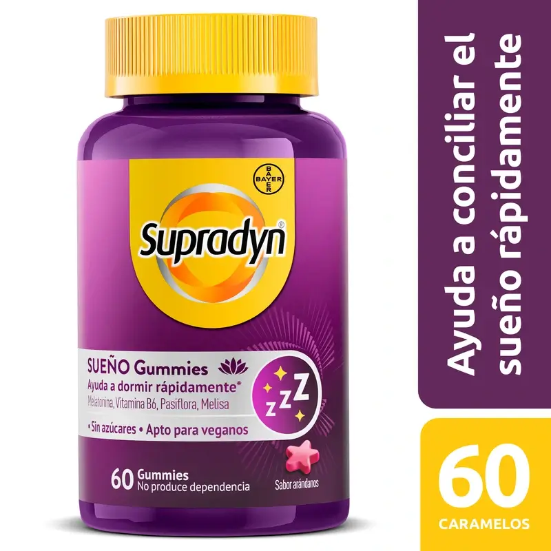 Supradyn Sleep & Serenity Gummies Melatonin & Vitamin B6 , 60 gummies - Image 2